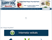 Tablet Screenshot of happydog.lv